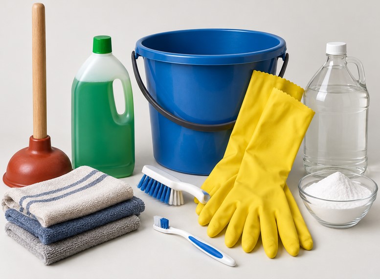 tools for drain cleaning and maintenance