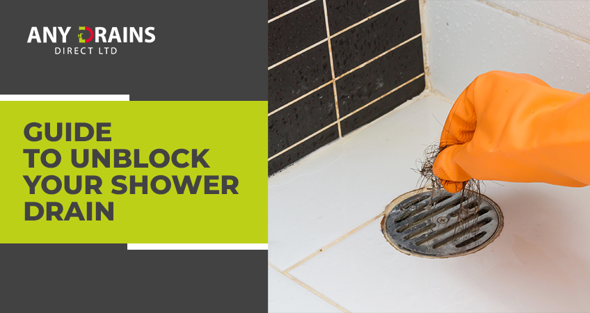 How to unblock a shower drain