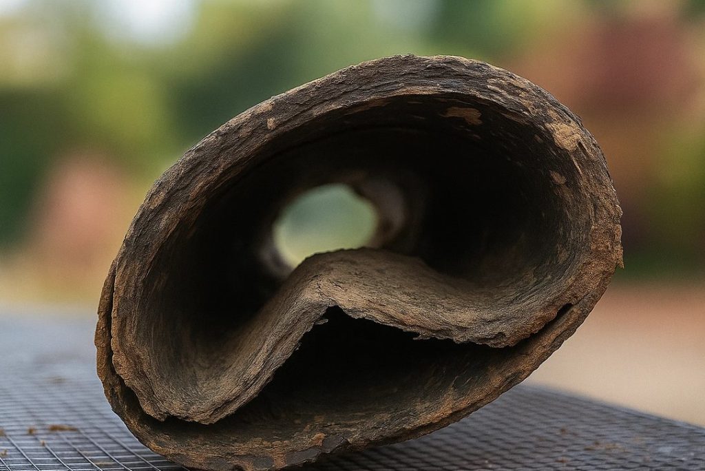 issue with pitched fibre drains