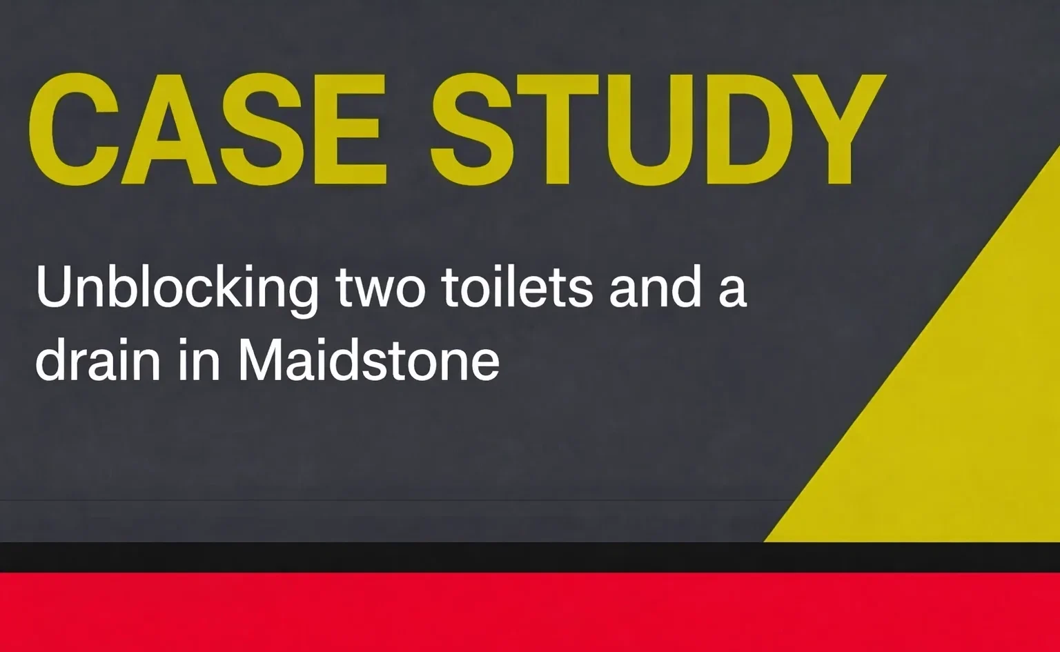 How Any Drains Direct helped unblock two toilets and a drain in Maidstone