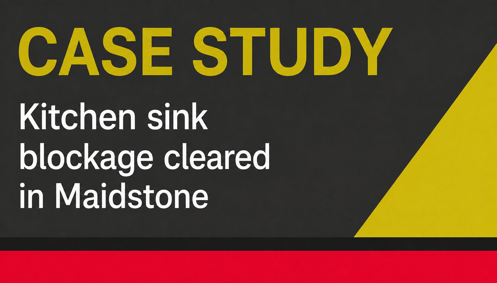 Kitchen Sink Blockage Cleared in Maidstone