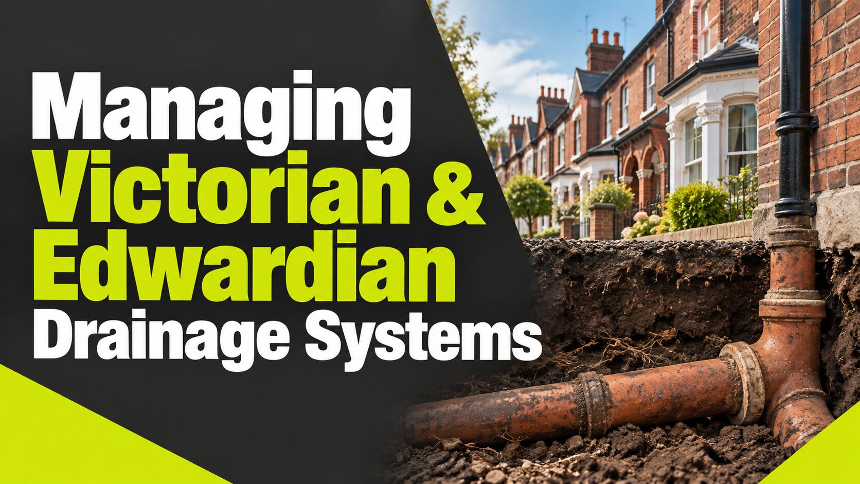 Managing Victorian and Edwardian Drainage Systems in Older Kent Properties