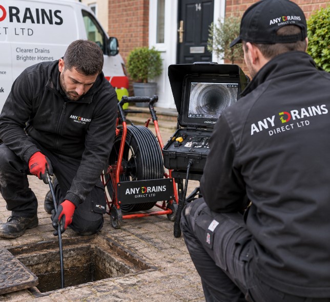 CCTV drainage survey being carried out in Faversham